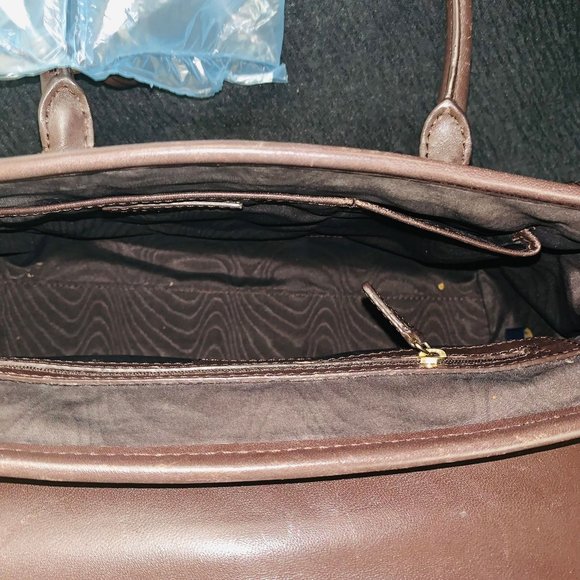 Y2K Brooks Brother Brown Straw Shoulder Bag - Picture 8 of 9